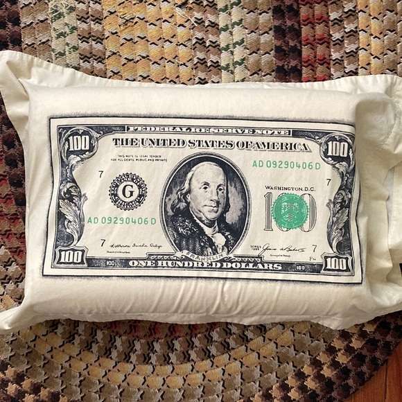 Vintage Bedding Vintage 985 One Hundred Dollar Bill 10 Unique